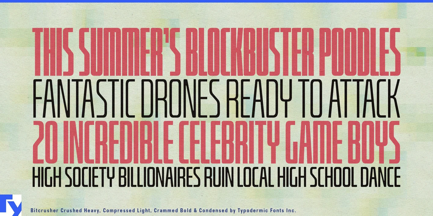 Bitcrusher Font