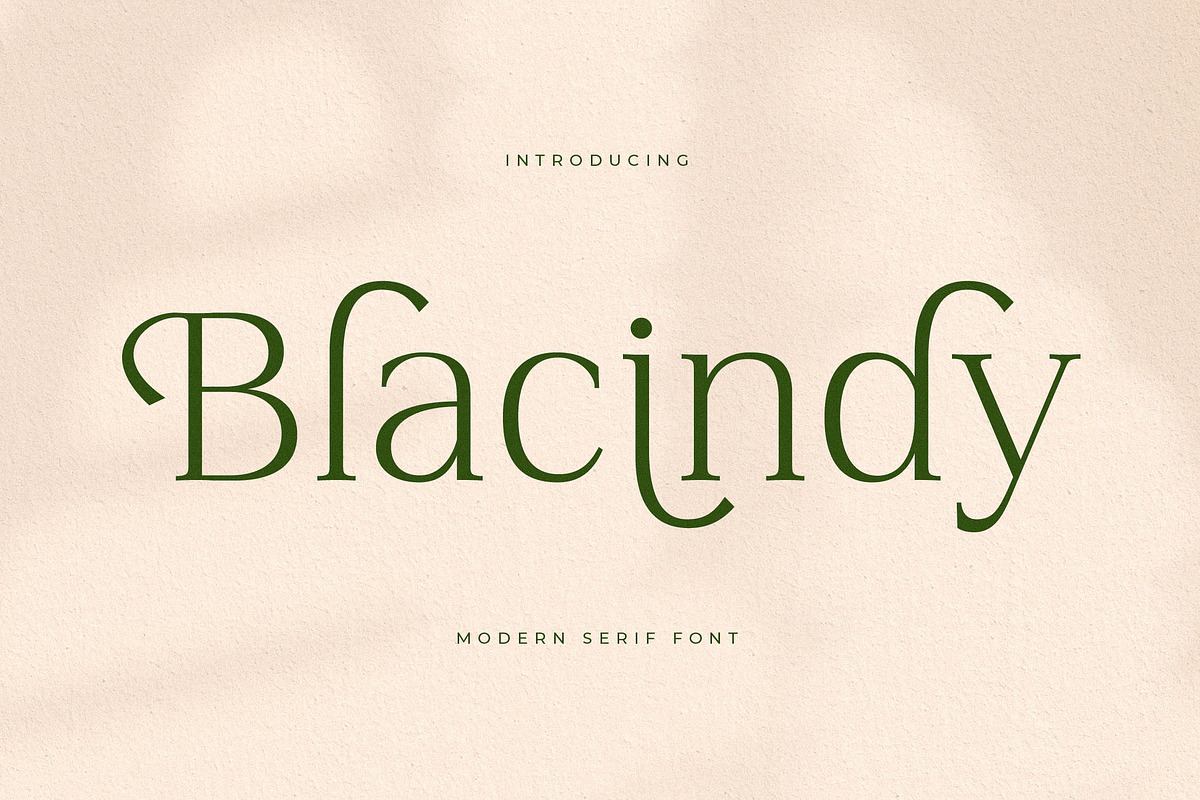 Blacindy Modern Serif Font Free Download Free Download