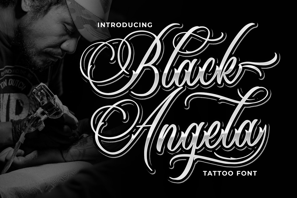 Black Angela Font Free Download