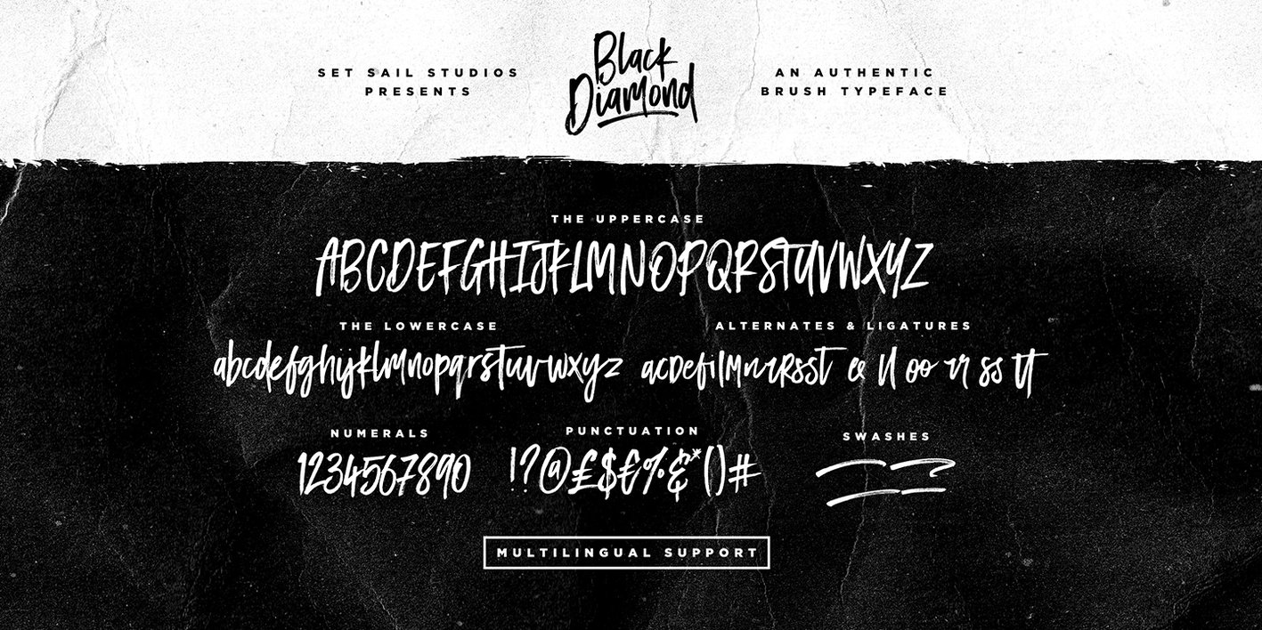 Black Diamond Font Free Download