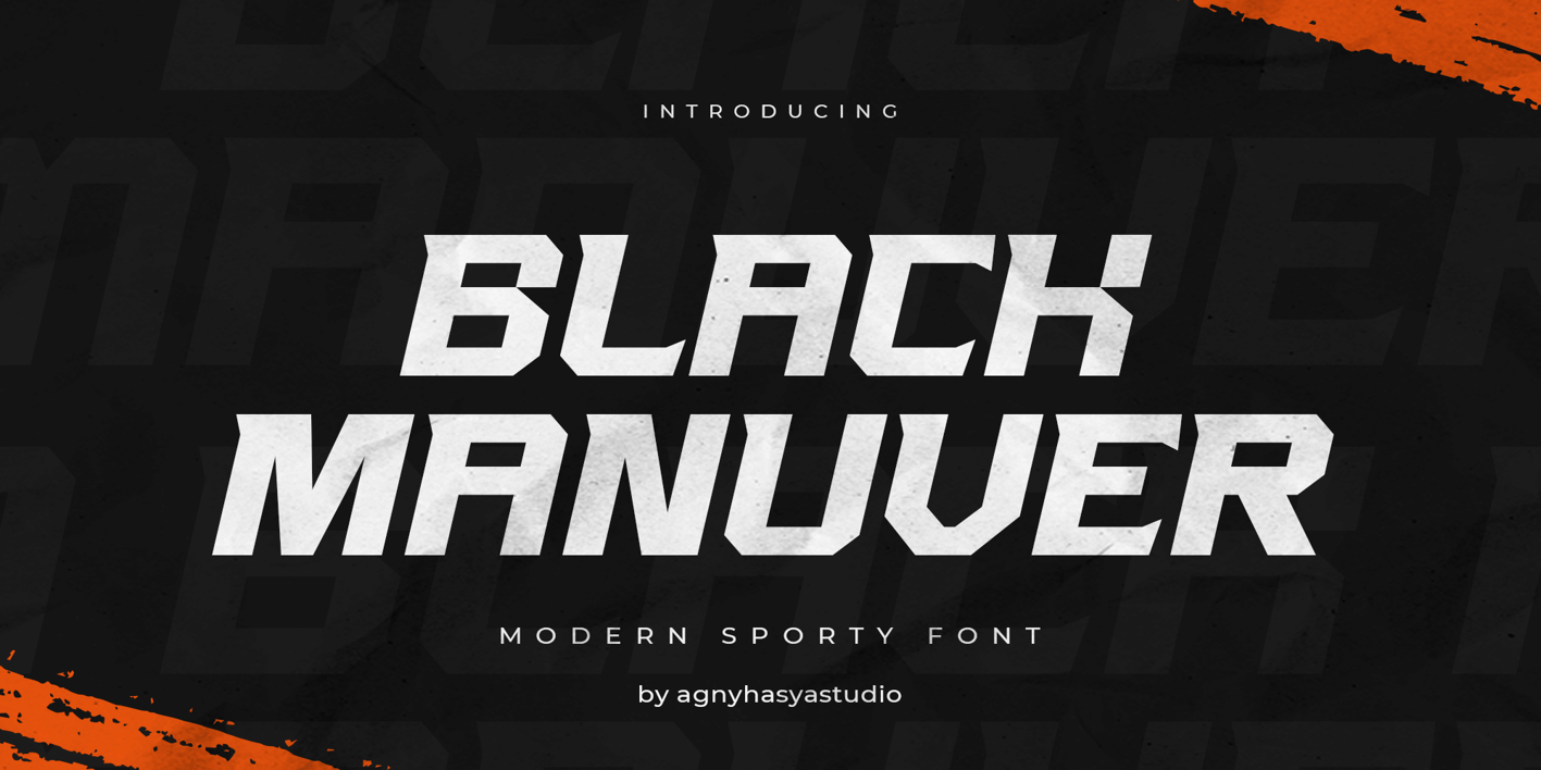 Black Manuver Font Free Download