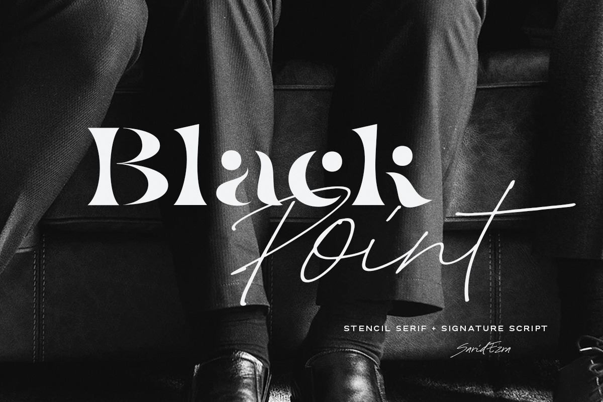 Black Point - Modern Font Duo Free Download Free Download