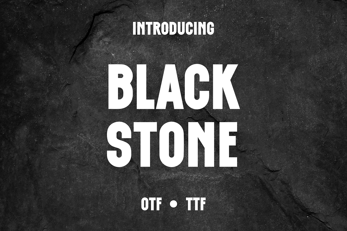 Black Stone Sans Serif Font Free Download Free Download