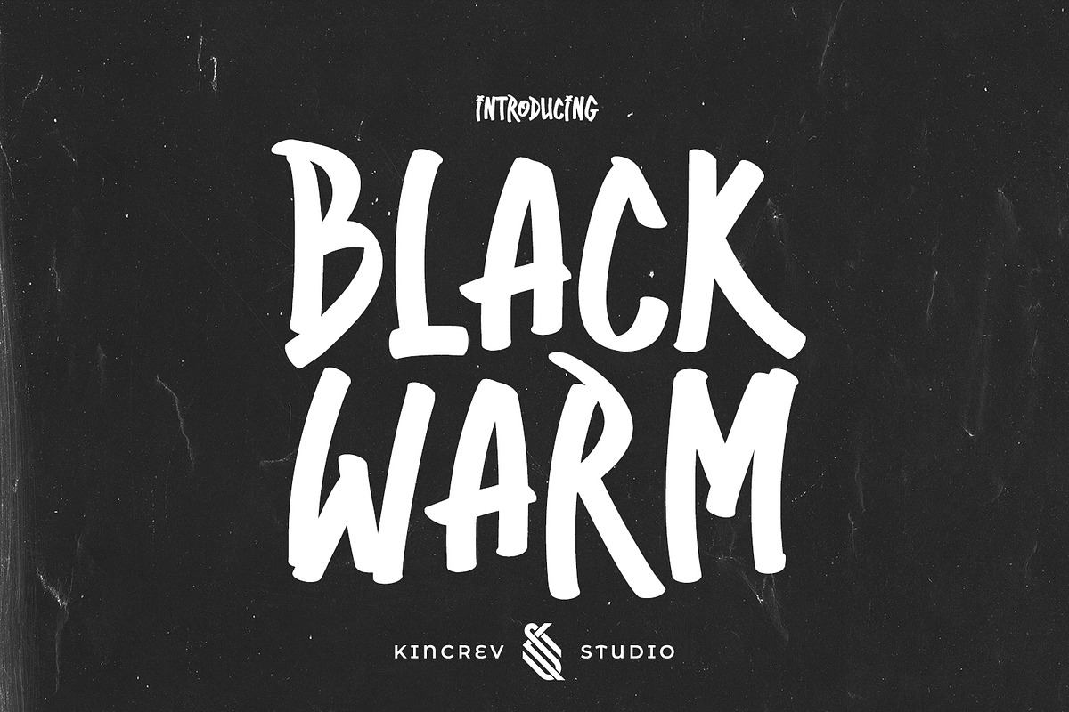 Black Warm - Handwriting Font Free Download Free Download