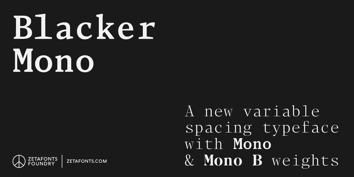 Blacker Mono Free Download Free Download