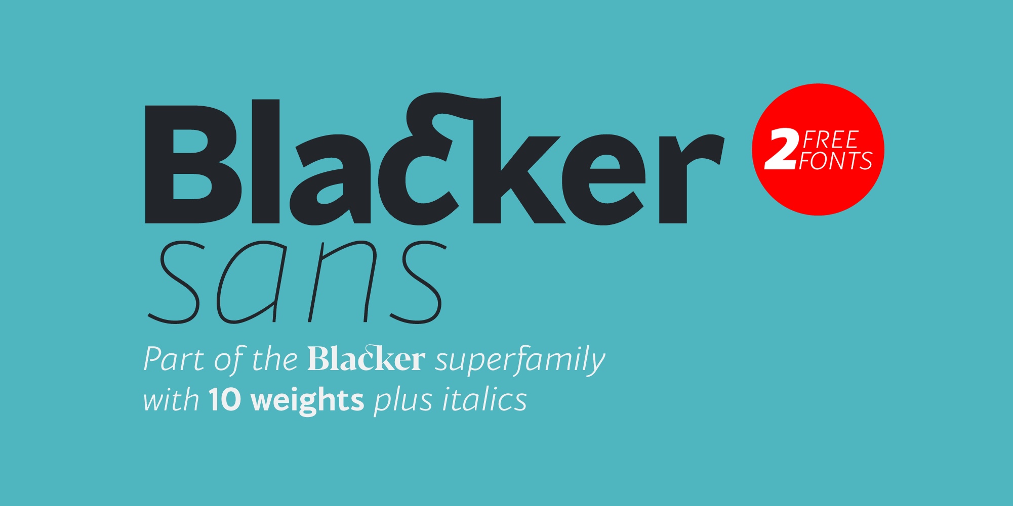 Blacker Sans Font Free Download