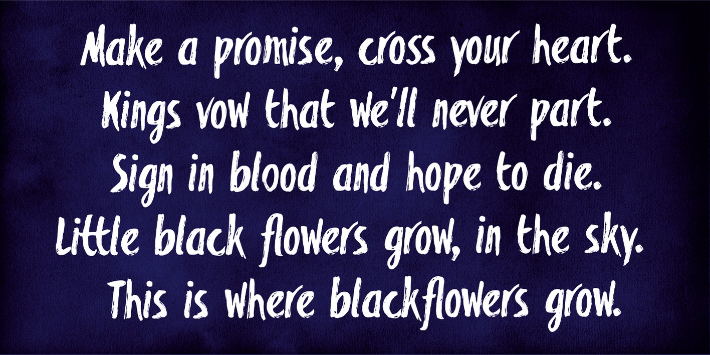 Blackflower Font Free Download