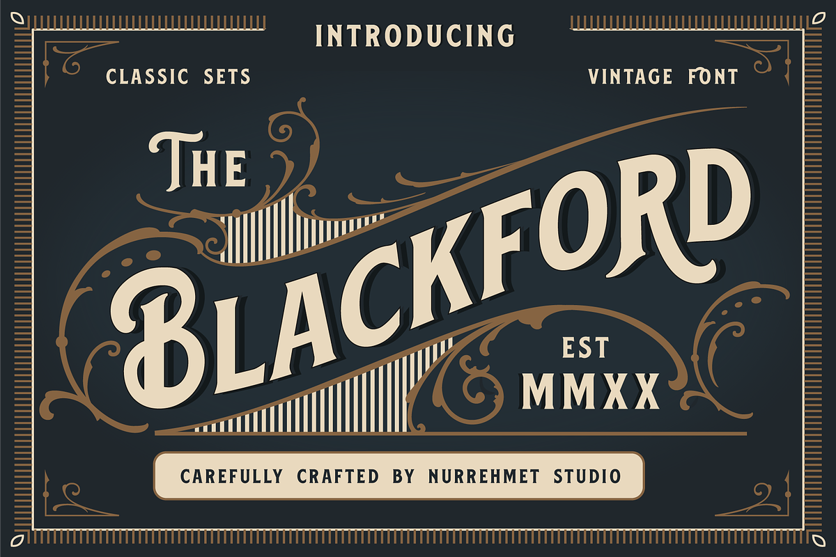 Blackford - Vintage Classic Font Free Download Free Download