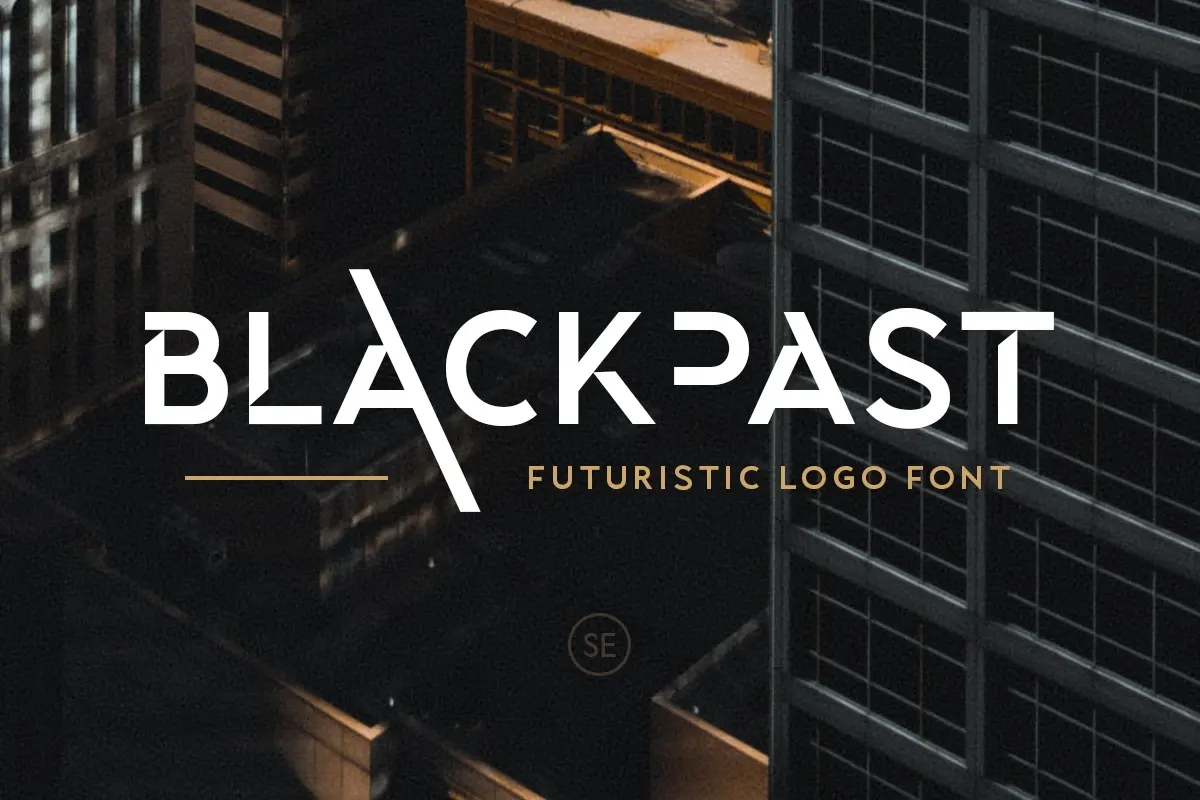 Blackpast - Futuristic Logo Font Free Download Free Download