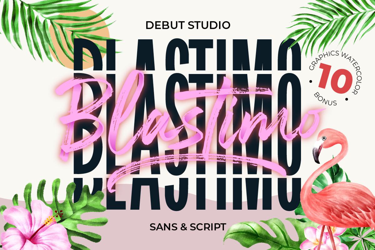 BLASTIMO SANS & SCRIPT Free Download Free Download