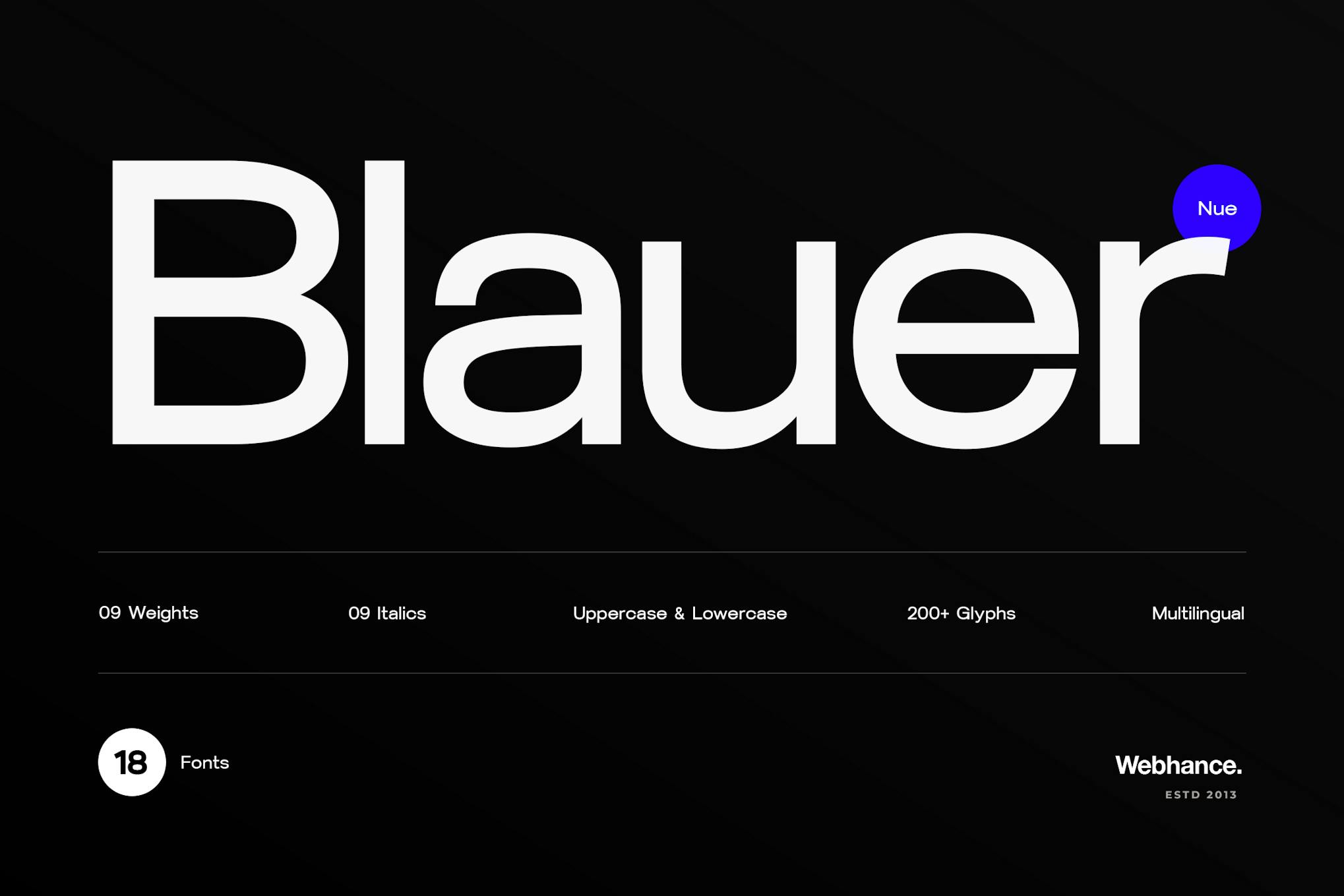 Blauer Nue - A Premium Sans-Serif Font Family Free Download