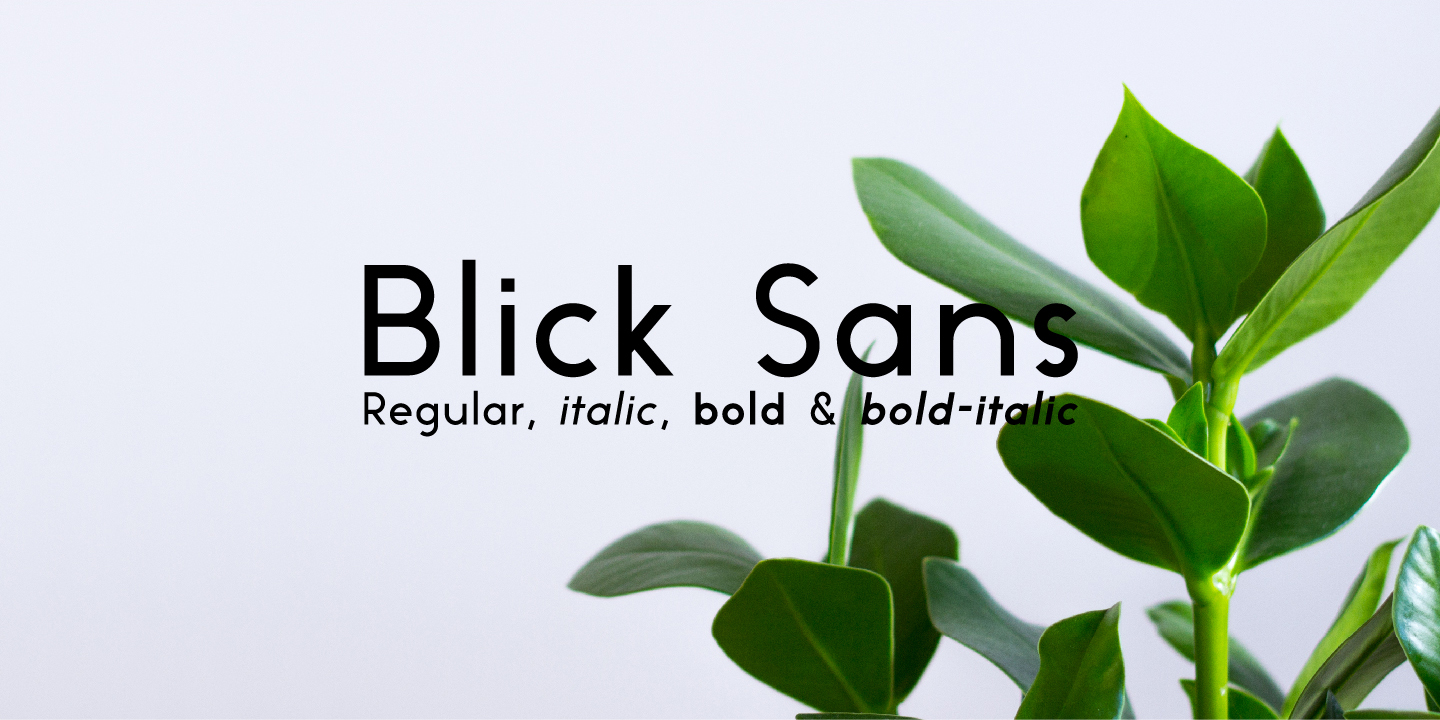 Blick Sans Free Download Free Download