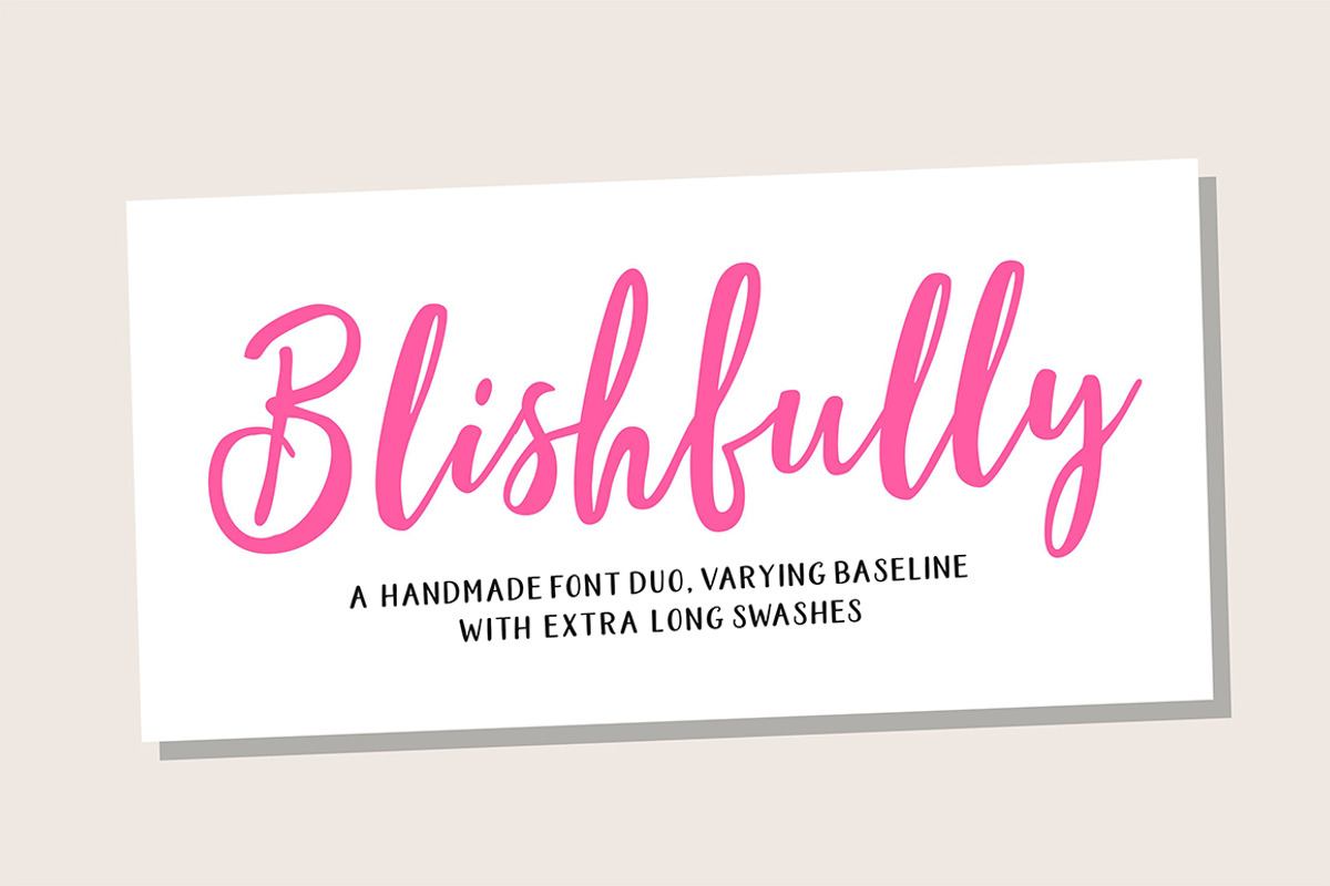 Blishfully Font Duo Free Download Free Download