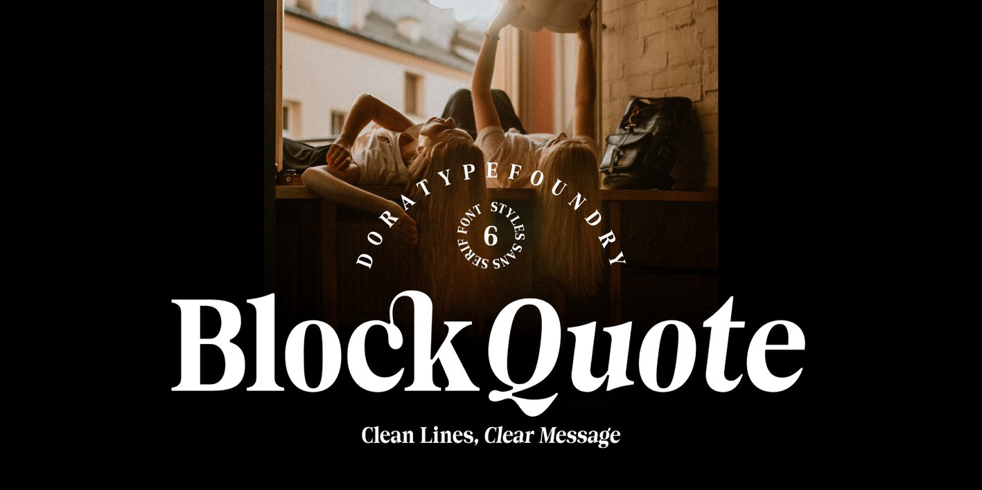 Block Quote Font Free Download