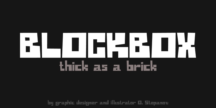 Blockbox Font Free Download