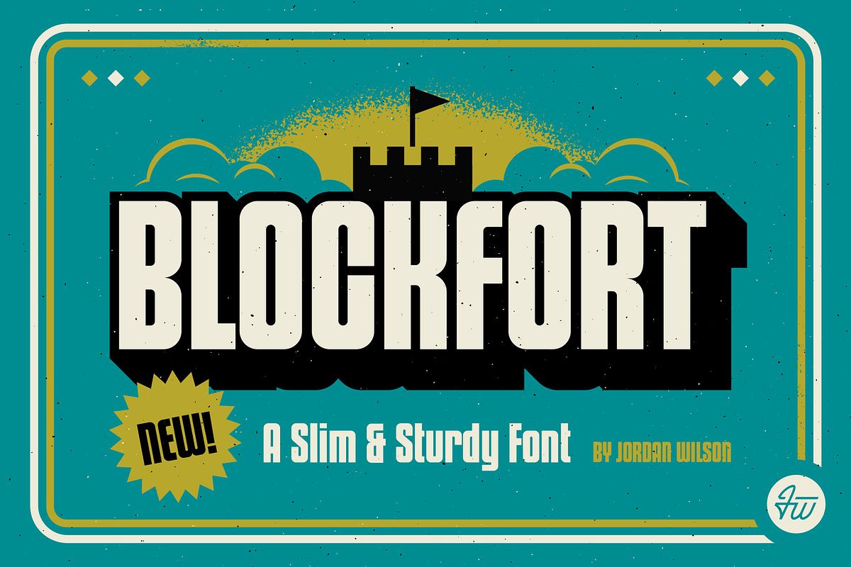 BLOCKFORT | Condensed Font Free Download Free Download