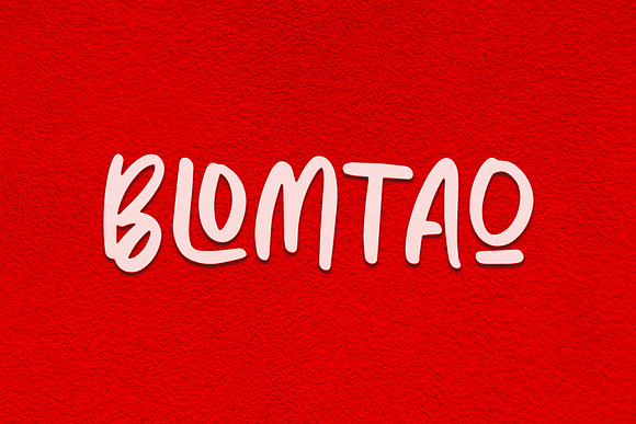 BLOMTAO Brush Font Free Download