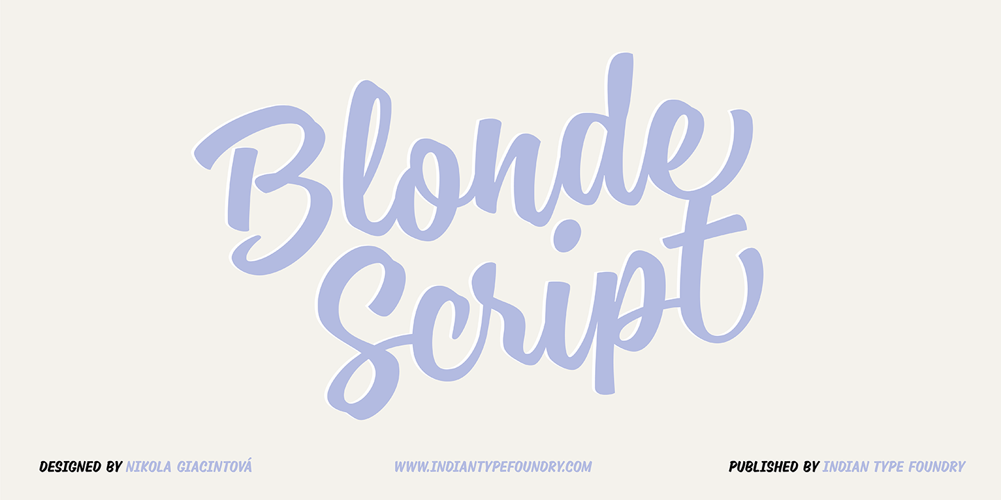 Blonde Script Free Download Free Download