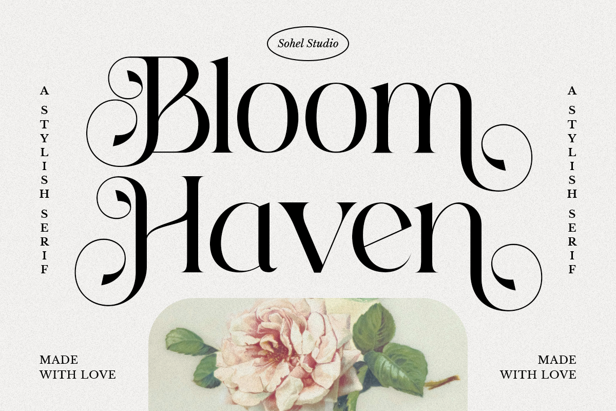 Bloom Haven - Beauty Branding Font Free Download Free Download