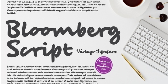 Bloomberg Script Font Free Download