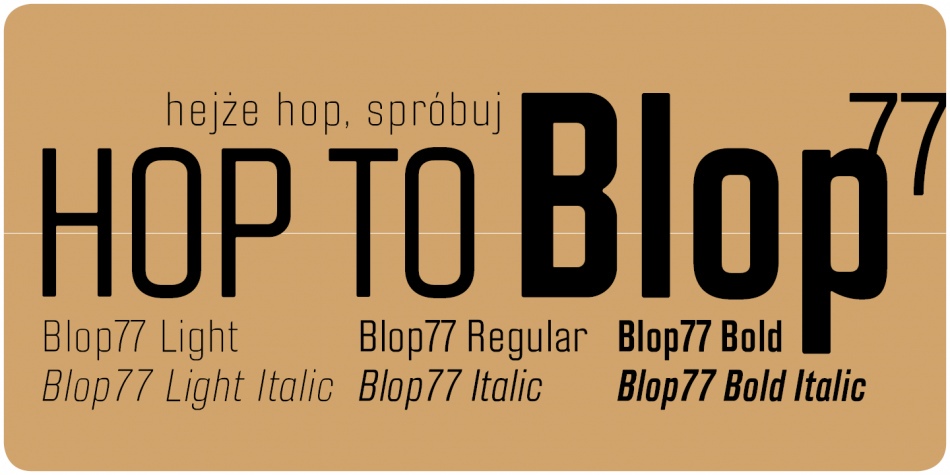 Blop 77 Font Free Download