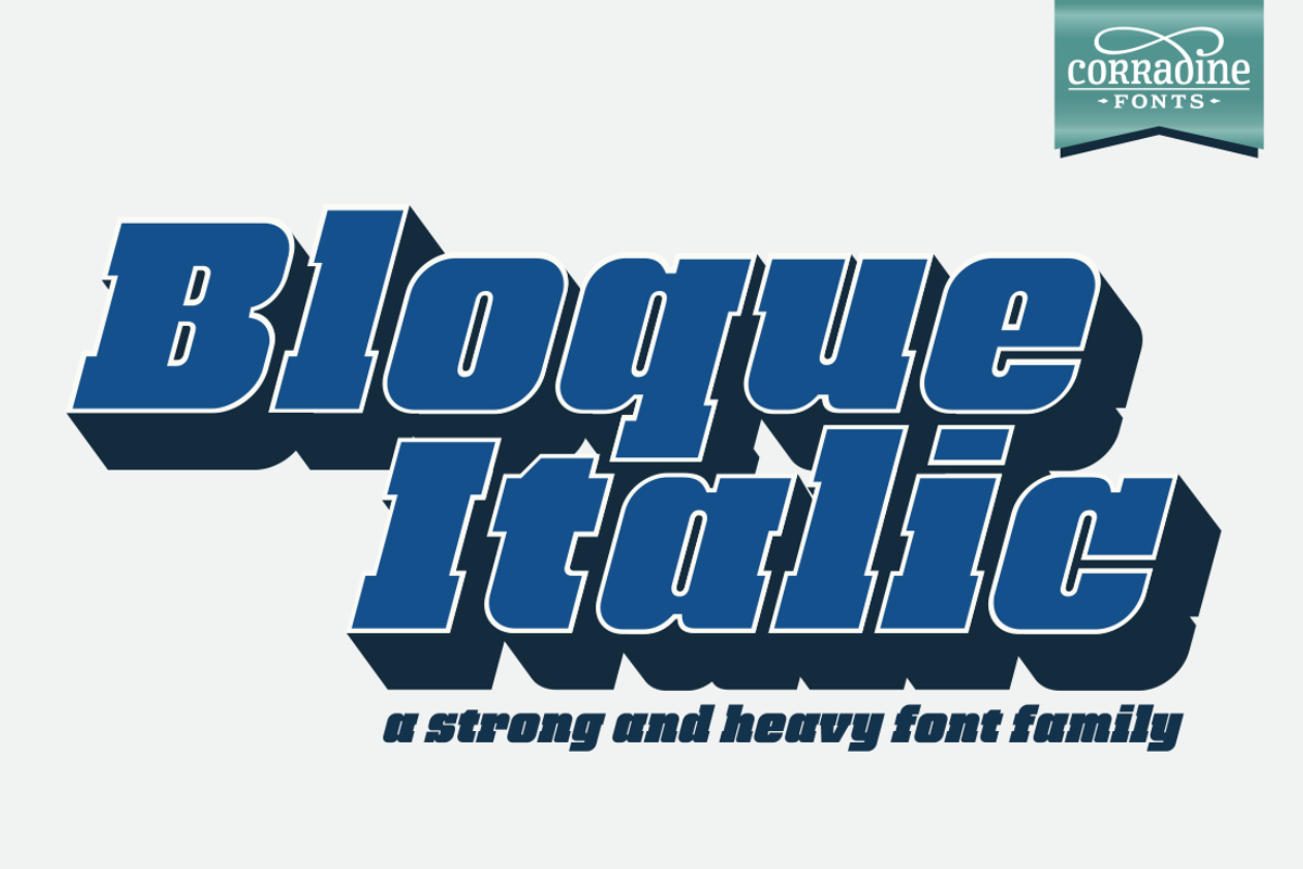 Bloque Italic Free Download Free Download