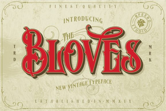 Bloves Font Free Download