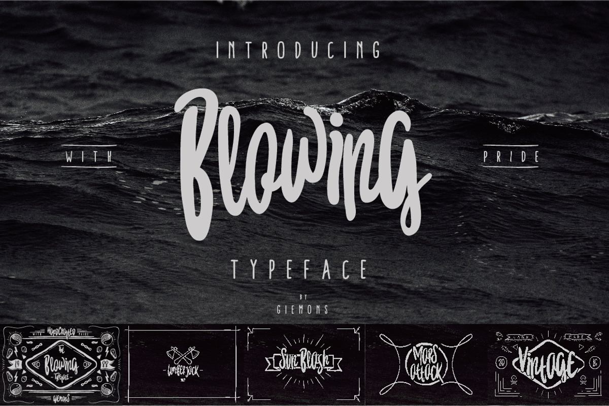 Blowing Typeface Free Download Free Download