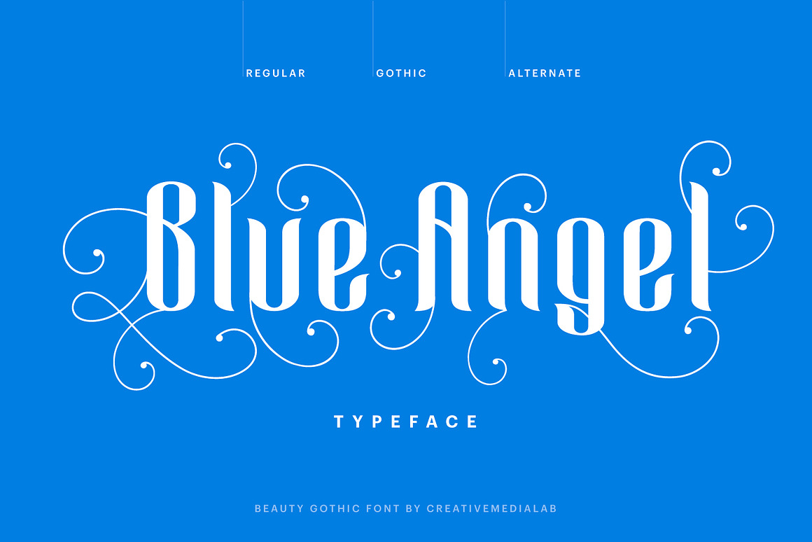 Blue Angel Font Free Download