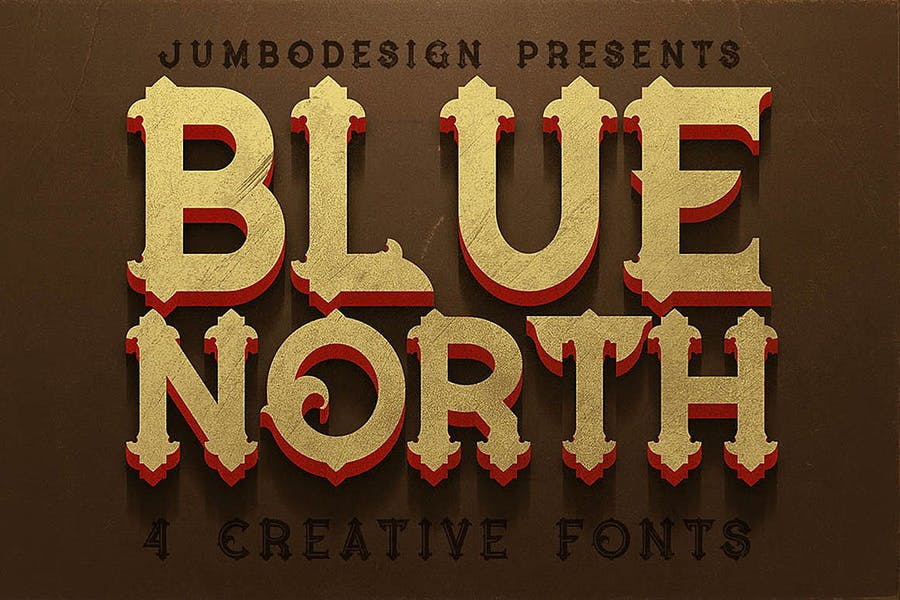 Blue North - Vintage Style Font Free Download