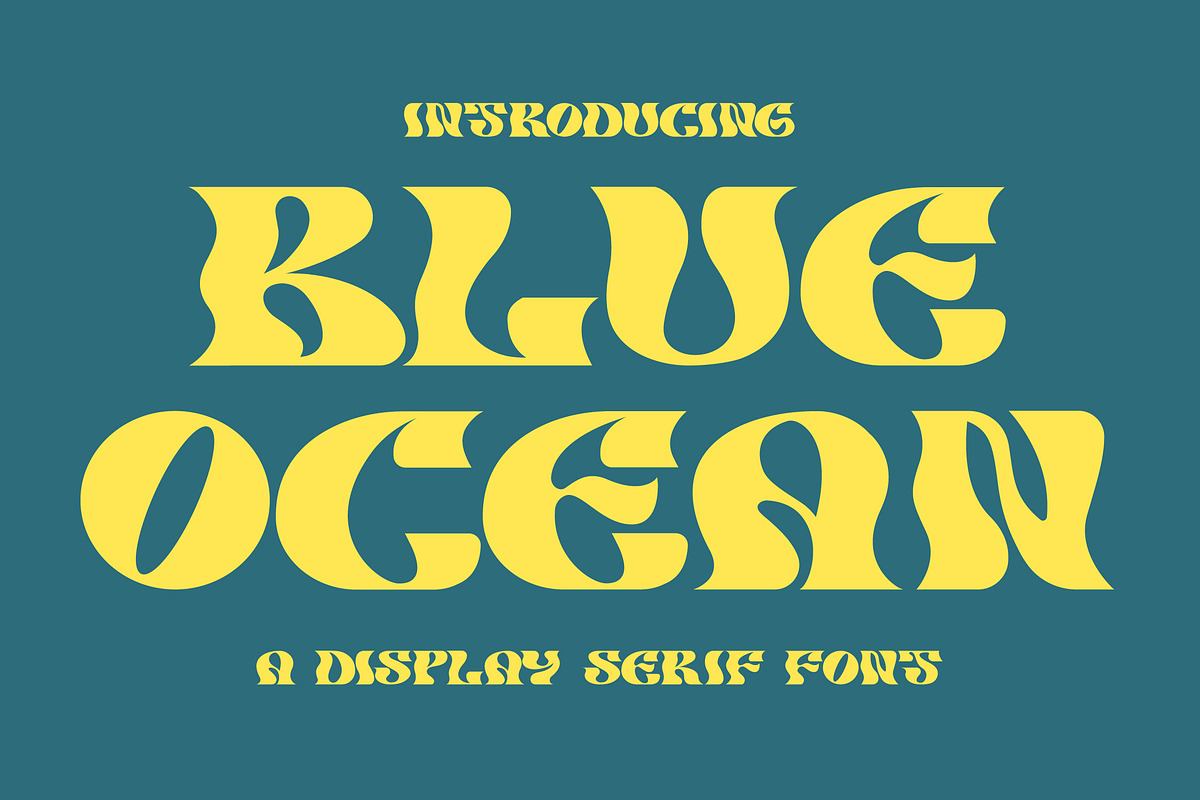 BLUE OCEAN MODERN DISPLAY FONT Free Download Free Download