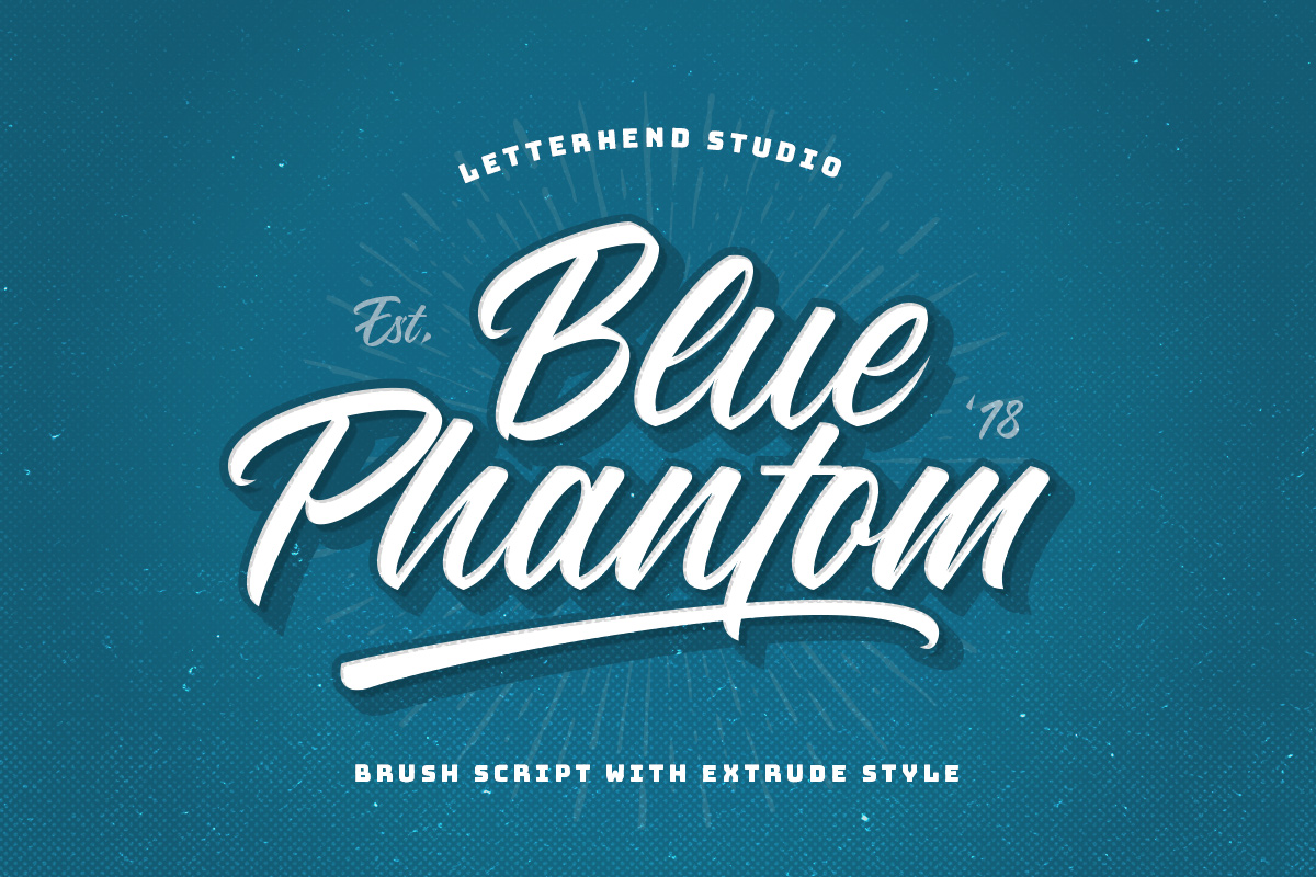 Blue Phantom Script Font Free Download