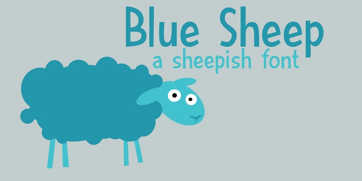 Blue Sheep Font Free Download