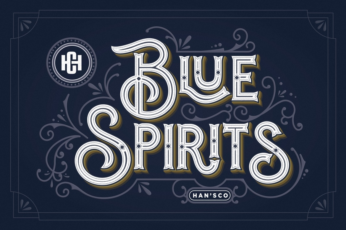 Blue Spirits Font Free Download