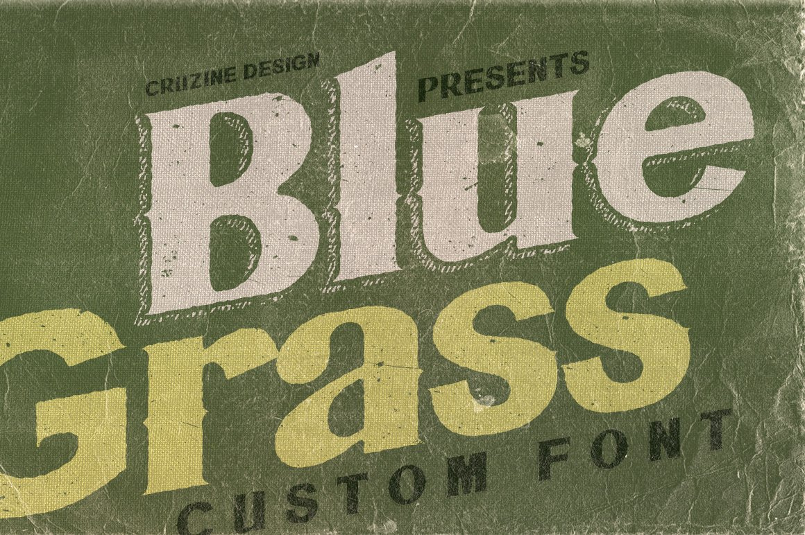 Bluegrass Custom Font Free Download