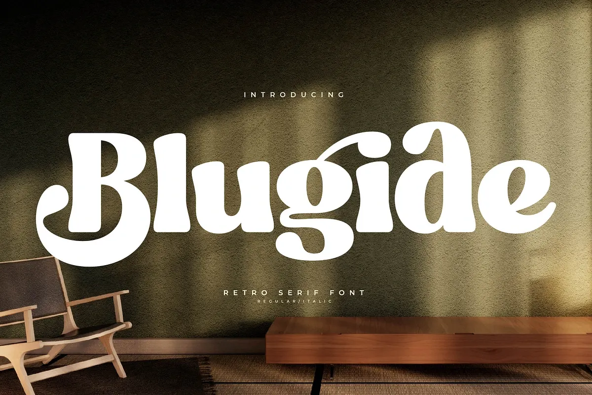 Blugide Retro Serif Font Free Download Free Download