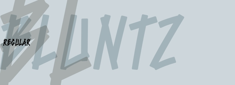 Bluntz Font Free Download