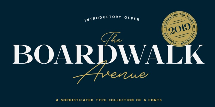 Boardwalk Avenue Font Free Download