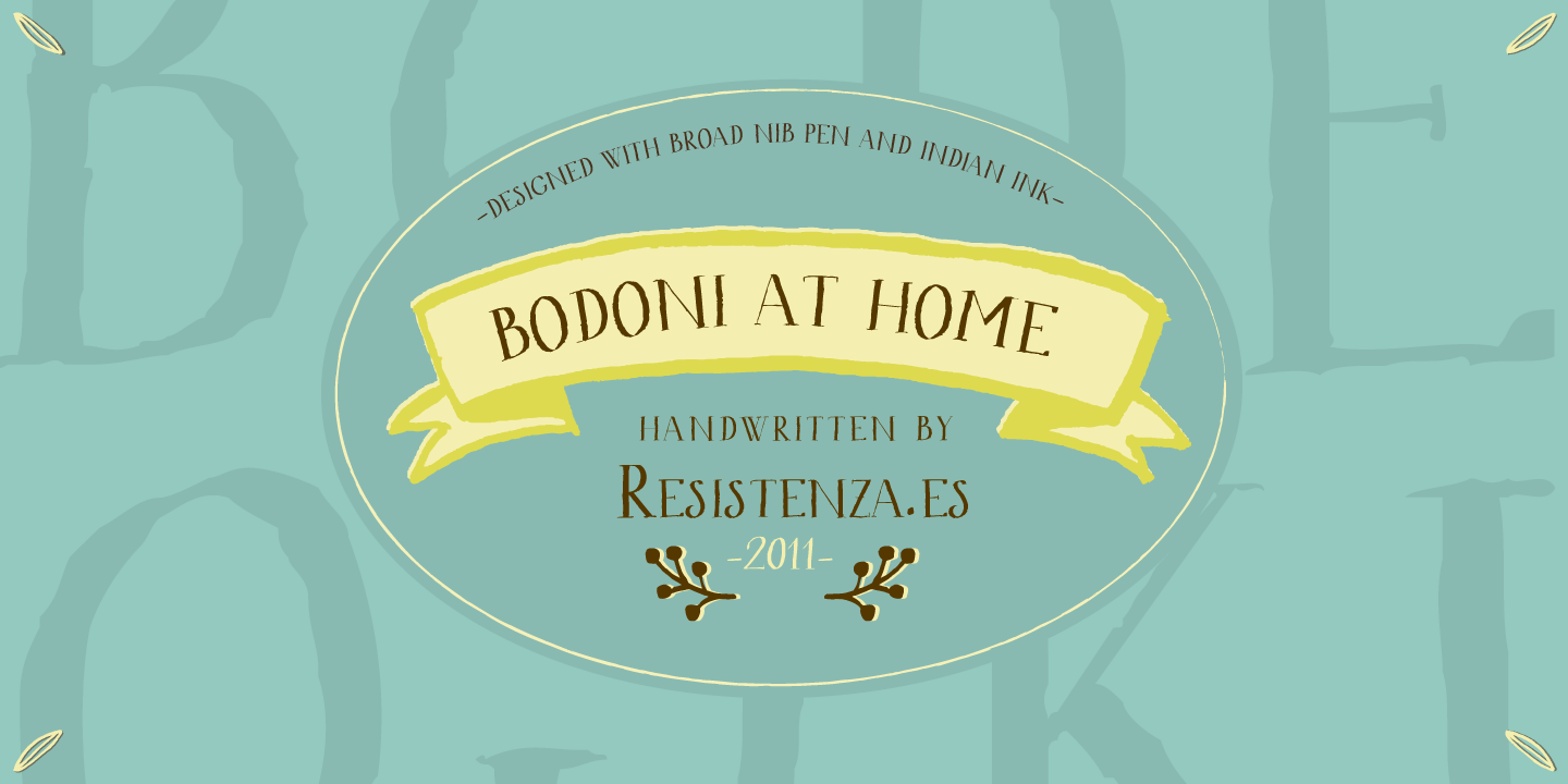 Bodoni At Home Free Download Free Download