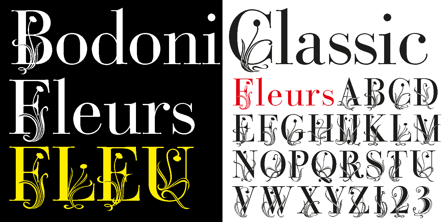 Bodoni Classic Fleurs Free Download Free Download