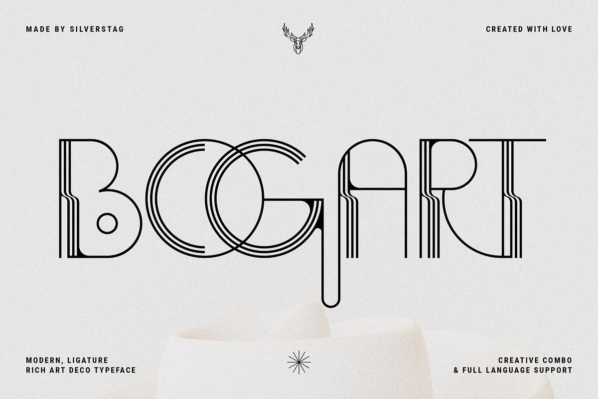 BOGART Deco - Ligature Rich Typeface Free Download Free Download