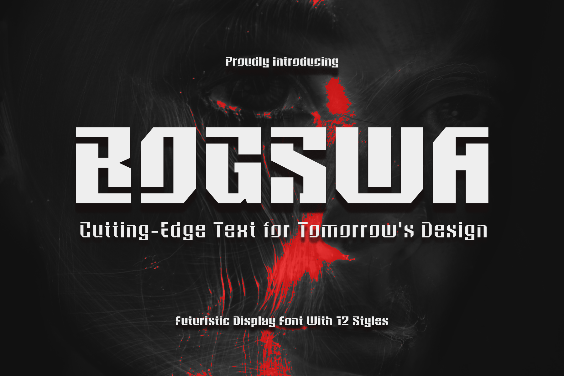 Bogswa - Futuristic Display Sans Font Free Download