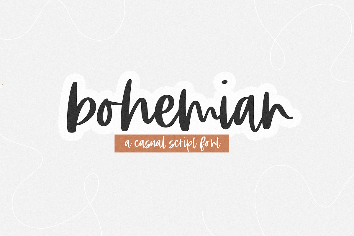 Bohemian | Casual Script Font Free Download Free Download