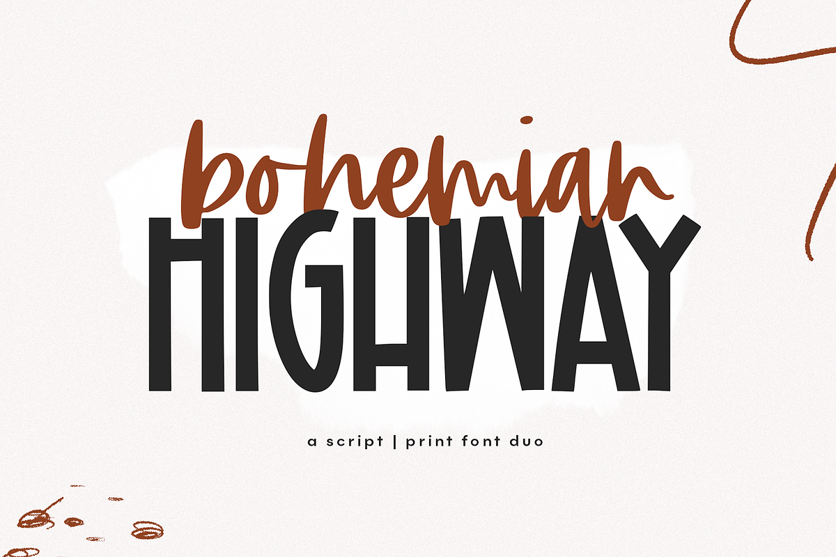 Bohemian Highway | Script Font Duo Free Download Free Download