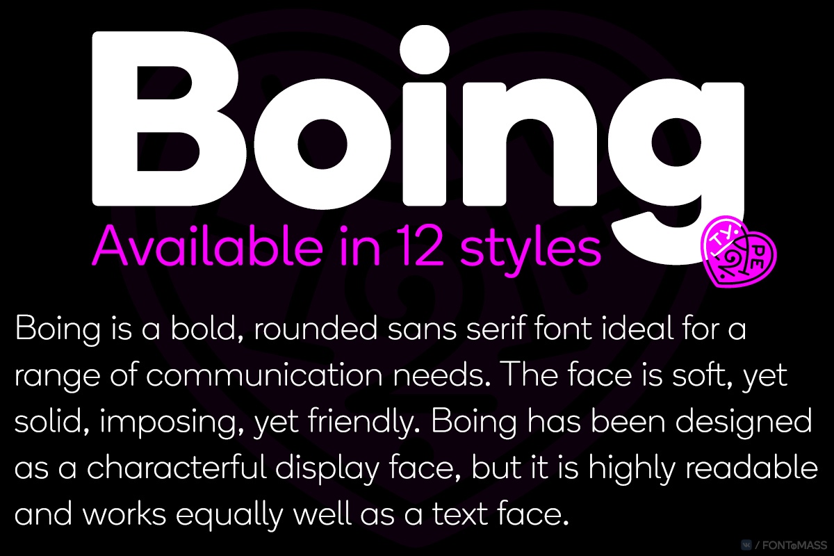 Boing Font Free Download