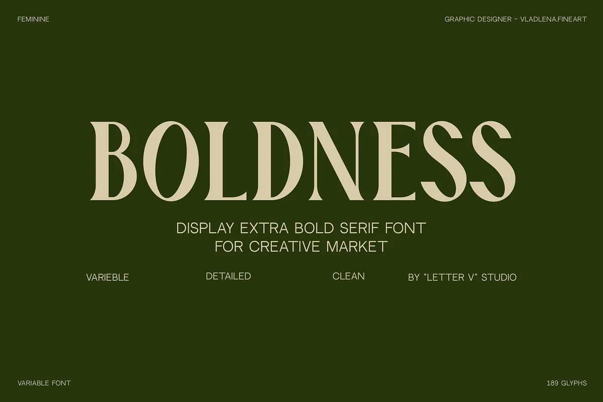 Boldness font / display serif font Free Download Free Download