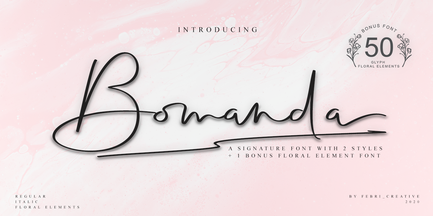 Bomanda Signature Free Download Free Download