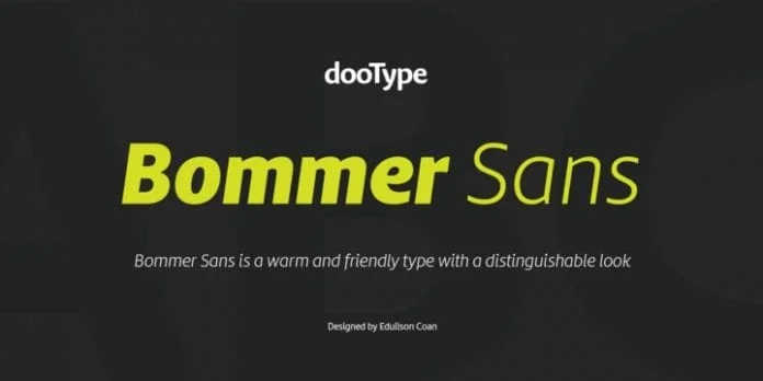 Bommer Sans Font Free Download