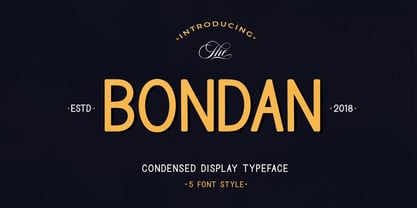 Bondan Regular Font Free Download