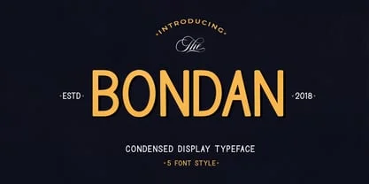 Bondan Regular Font